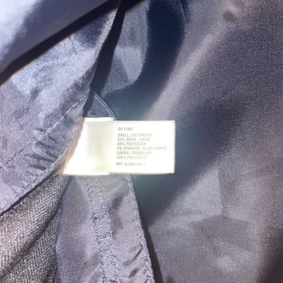 Gap Wool Blend Pleated Front Grey A Line Mini Skirt - Picture 6 of 13
